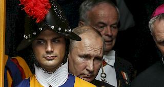 Putin im Vatikan. Eines der heiklen Themen zwischen Moskau und dem Vatikan ist die Ukraine.