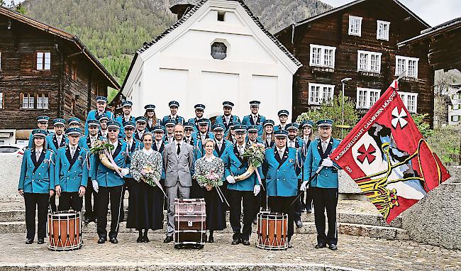 Die Musikgesellschaft «Galmihorn» aus Münster.