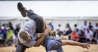 Schwingfest in Leukerbad.&nbsp;