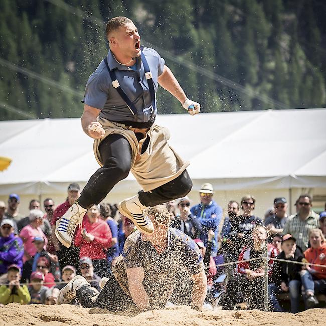 Schwingfest in Leukerbad.