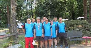 Der MC Rhone in Locarno (v.l.): Reinhard Zengaffinen, Michel Kopf, Marco Zengaffinen, Margrit Seebacher, Armin Marty, Andreas Holliger, Anni Rotzer, Gilbert Zengaffinen und Christian K&uuml;hni.