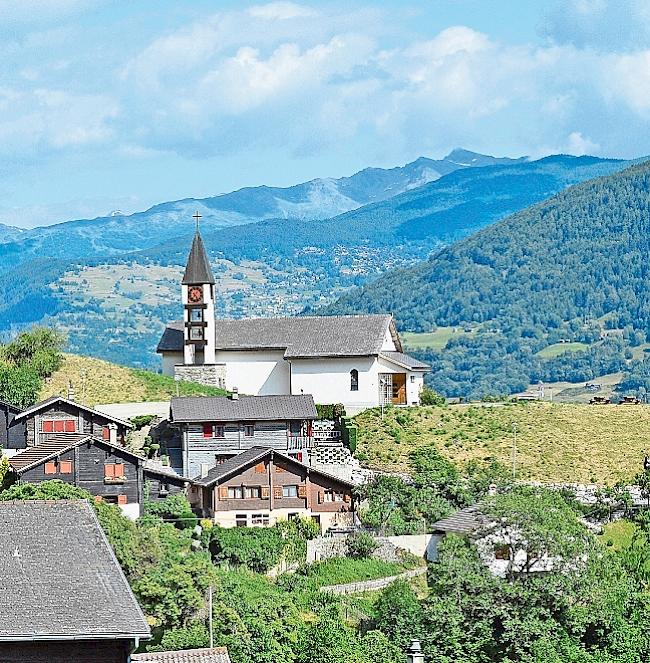 Die Kapelle «Sieben Freuden» in Bratsch.