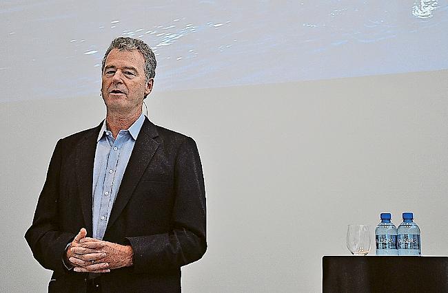 Loyalität. «Visp hat sich der Lonza verschrieben», sagt CEO  Marc Funk.Foto wb