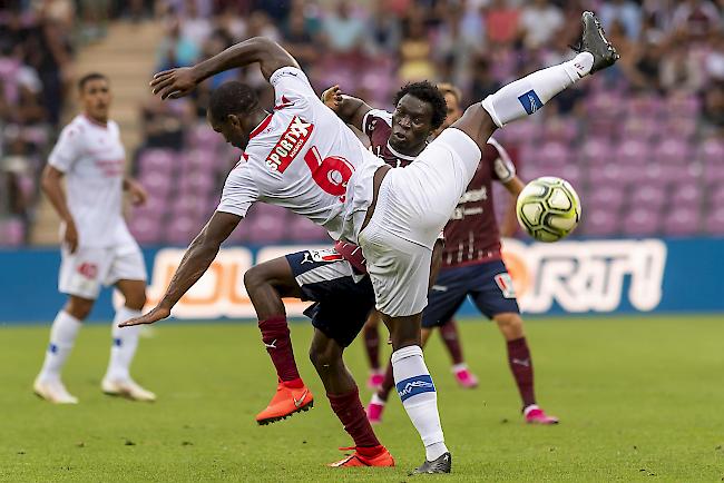 Zock im Duell gegen Servettes Kone, zumindest hielt Sittens Defensive stand.