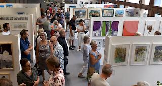 Impressionen vom ersten Tag des Kunstfestivals Bellwald.