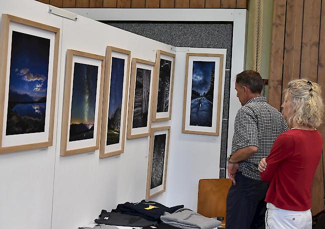 Impressionen vom ersten Tag des Kunstfestivals Bellwald.