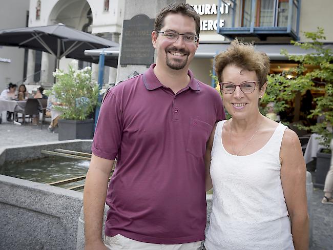 Jérôme Jovanovic (33) und Raphaela Lötscher (60), Brig.