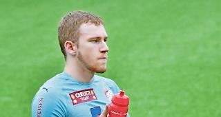 Abgang. Goalie Noah Bregy wechselt zum FC Steg.Foto wb