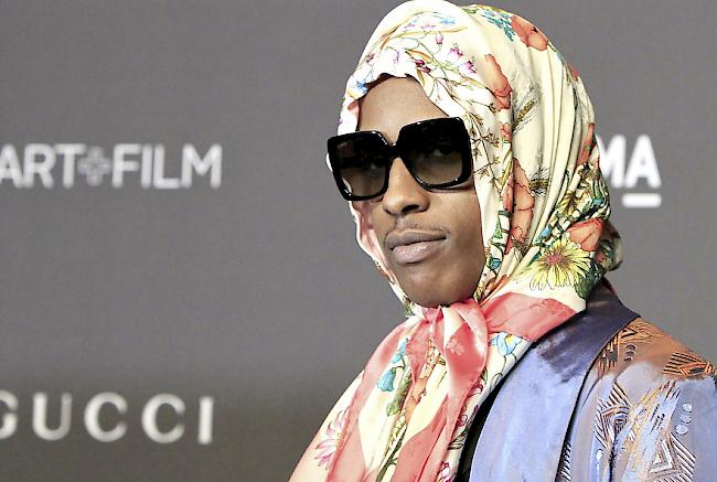 Nach mehreren Tagen vor Gericht ist der US-Rapper Asap Rocky aus Schweden zurück in seine Heimat geflogen.    Foto keystone