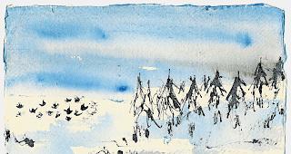 Stimmungsvoll. Mit &laquo;BLUE&raquo; betitelt ist dieses Bild, das Roland R. Favre im vergangenen Jahr schuf.Foto zvg