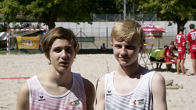 Jasper Haase (13) und Uwe Fjon (14), Aargau.