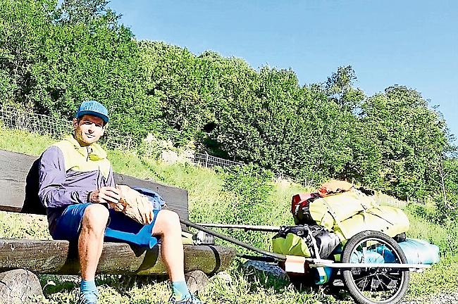 Thomas Oschwald will 3000 Kilometer zu Fuss, aber vor allem auf dem ­Wasser zurücklegen.