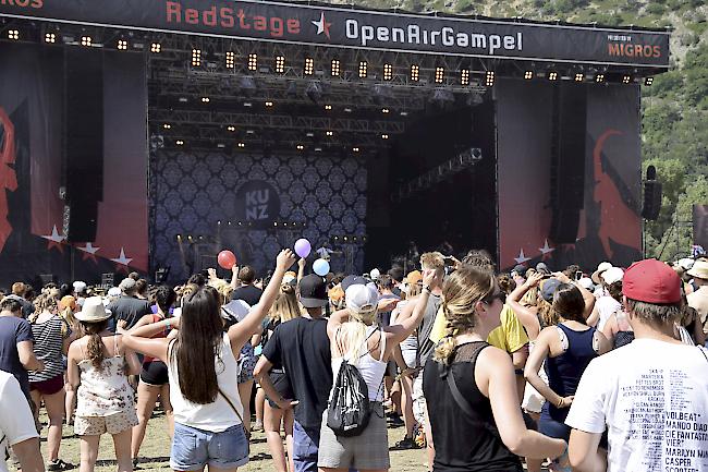 «iischi Party» am Open Air Gampel. 