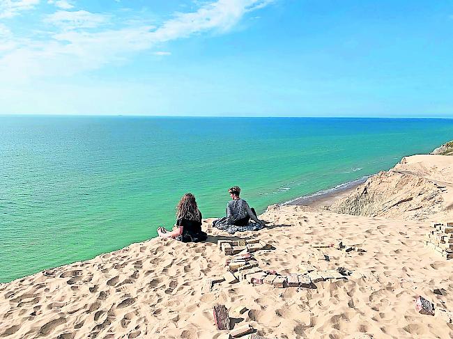 Emilie und Noelle Heldner in Dänemark (von links).