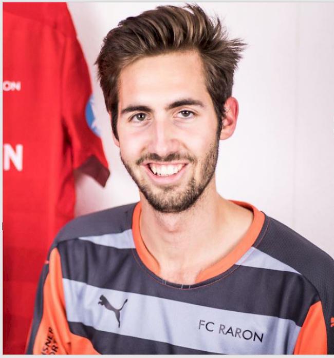 Ramon Ruffiner, Torhüter beim FC Raron.