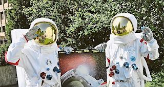 &laquo;Exploring seit 1960&raquo;. Die 60. Foire du Valais steht ganz im Zeichen des Weltalls.Foto wb