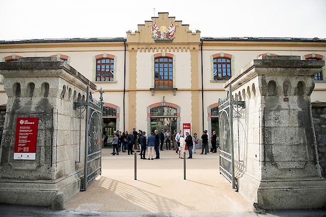 Das Kulturzentrum Les Arsenaux in Sitten...