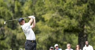 Rory McIlroy w&auml;hrend der dritten Runde des European Masters am Samstag in Crans-Montana.