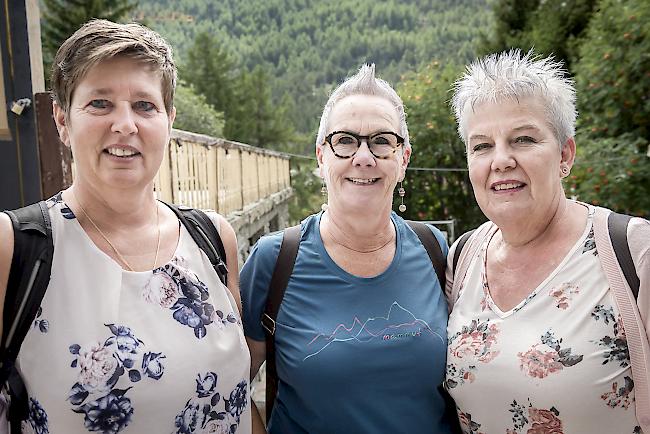 Jeannette Erpen (54), Termen, Margrit Pfaffen (63), Brigerbad, und Bernadette Erpen (60), Brig.