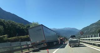 Der Unfall ereignete sich kurz nach 12.00 Uhr...