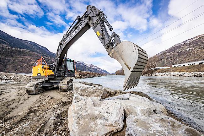 Die 3. Rhonekorrektion erstreckt sich auf einer Länge von 162 Kilometern Flusslauf, von der Quelle bis zur Mündung in den Genfersee. 