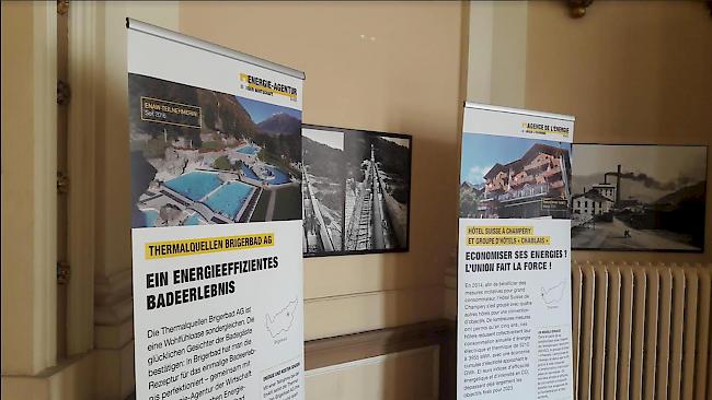 Welche Massnahmen unternehmen Walliser Firmen in Sachen Klimaschutz? Eine Ausstellung anlässlich der Septembersession in Sitten zeigt die Bestrebungen auf.