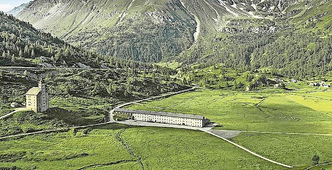 Rechts vom Barralhaus soll die Panzerpiste entstehen.