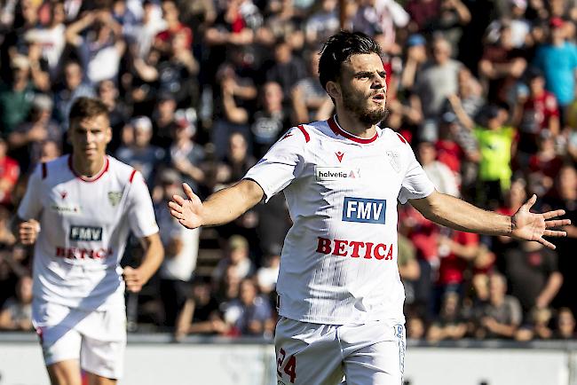 Bastien Toma hat soeben das 1:0 erzielt.