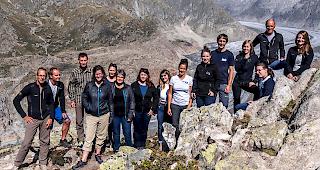 Gemeinsam f&uuml;r Natur, Landschaft und eine nachhaltige Entwicklung. Verantwortliche der Walliser P&auml;rke treffen sich zum Austausch.