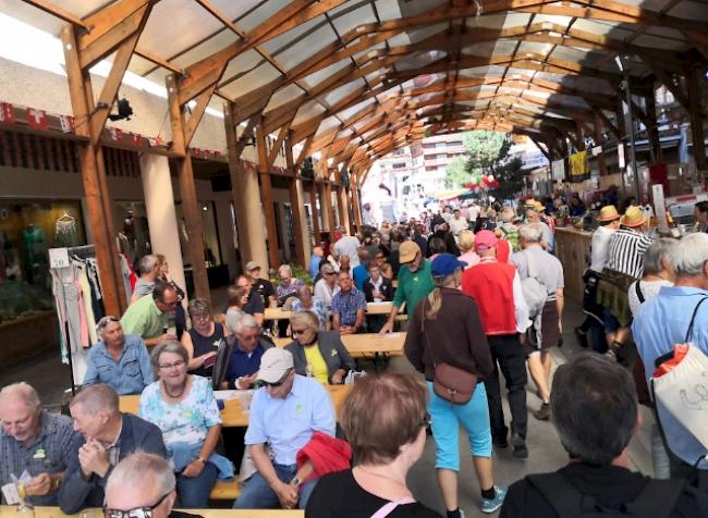 Impressionen vom Eidgenössischen Volksmusikfest in Crans-Montana.