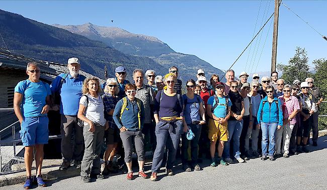 Die Oberwalliser Gruppe Umwelt und Verkehr führte am Samstag ihre achte Themenwanderung durch. Diese führte von Eggerberg nach Ausserberg.