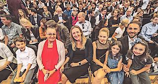 Familie. Rektor Zurwerra: &laquo;Man schafft im Leben nichts Grosses allein.&raquo;Foto wb/ Andrea Soltermann