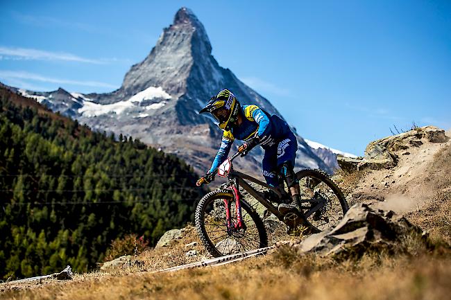 An der Mountainbike-Meisterschaft Enduro World Series massen sich die besten Enduro-Fahrer der Welt.