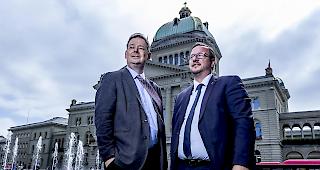 Franz Ruppen (l.) und Philipp Matthias Bregy.