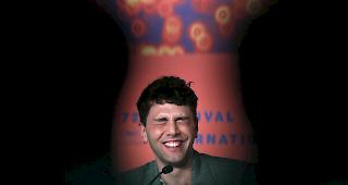 Der kanadische Regisseur und Schauspieler Xavier Dolan im Mai 2019 an einer Pressekonferenz w&auml;hrend der 72. Filmfestspiele von Cannes.