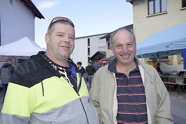 Benjamin Truffer (47), Ausserberg, und Benedikt Venetz (54), Stalden.