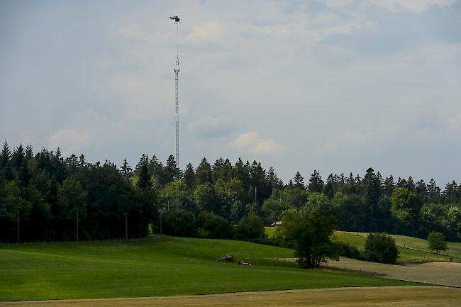 Die Mauvernay-Ebene auf der das Windkraftprojekt EolJorat realisiert werden soll. 