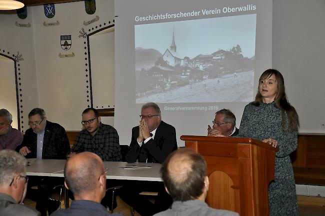 Marie-Claude Schöpfer führte letztmals als Präsidentin durch die GV.