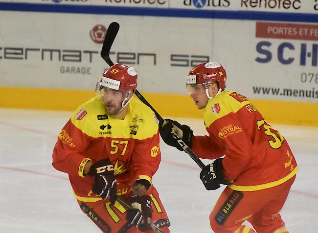 Goran Bezina (links) und Guillaume Asselin blieben für einmal ohne Skorerpunkt.