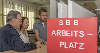 Tag der offenen T&uuml;r im SBB Contact Center.