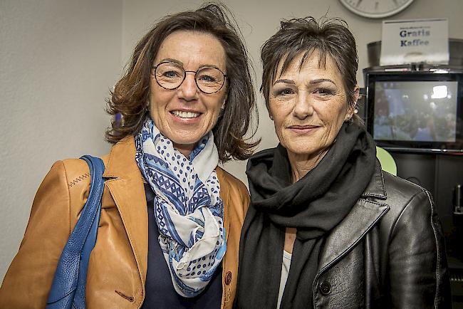 Edith Lengen (59) und Bea Bellwalder (60), Glis.