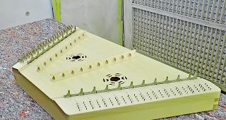 Im Bau. Ein Walliser Hackbrett bei Holzbau Weger.Foto WB