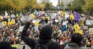 Bereits Ende September kam es in Edmonton, Hauptstadt der kanadischen Provinz Alberta, zu einem Klimastreik. 
