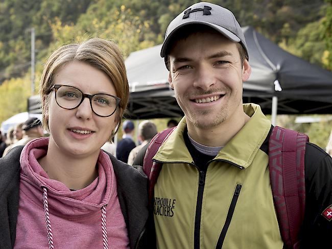 Rahel Furler (22) und Benjamin Pfammatter (24), Zeneggen. 