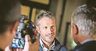 Interview-Marathon. Christophe Clivaz m&ouml;chte sich in Bundesbern auch um Anliegen des Tourismus k&uuml;mmern.