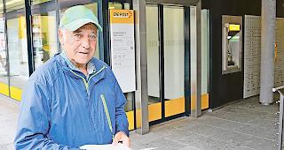 Gibt sich k&auml;mpferisch: Ren&eacute; Wecker sammelt Unterschriften.