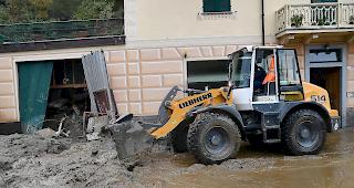 Erdrutsch in Genua, Ligurien, Norditalien am Dienstag, 22. Oktober. (Themenbild)