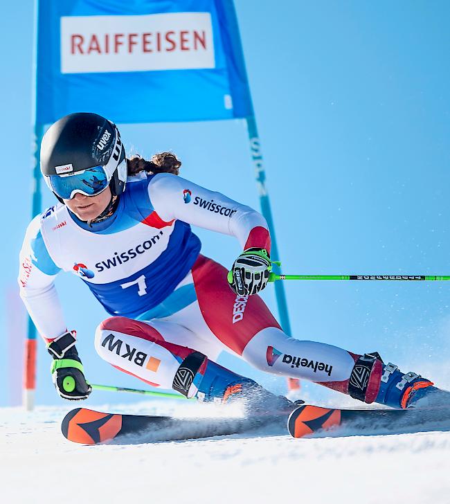 10. Rang für Lindy Etzensperger bei einer von zwei Europacup-Abfahrten in Crans-Montana.