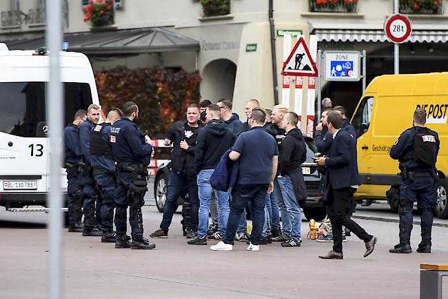 YB empfängt heute Abend Feyenoord. Die Fans aus Rotterdam haben mitunter einen schlechten Ruf. Die Polizei zeigt in der Bundeshauptstadt entsprechend Präsenz.