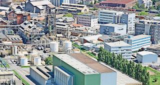 Im Wandel. Am Standort Visp wird ab 2020 kein Cyanurchlorid mehr produziert. Foto WB